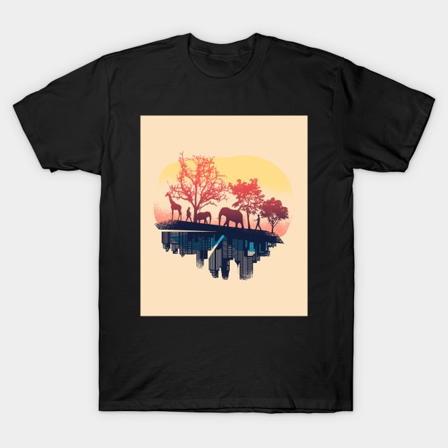 Safari Design T-Shirt by EarlAdrian